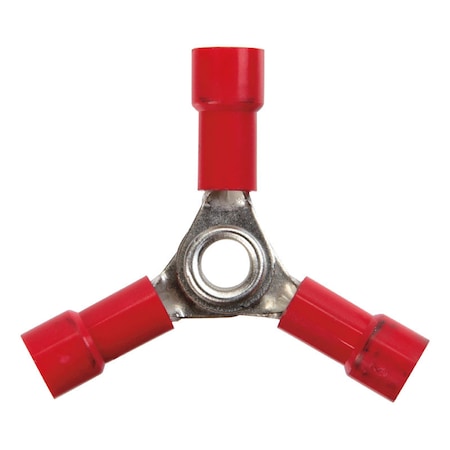 Jandorf Jandorf 22-18 Ga. Insulated Wire Terminal Butt Splice Red 2 pk 60932